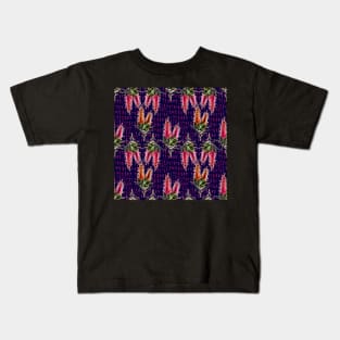 Native Australian Floral Print Kids T-Shirt